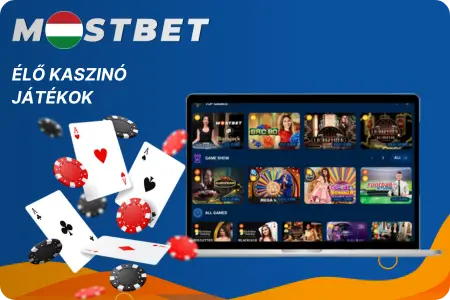 Mostbet élő kaszinóban