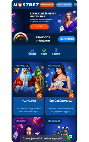 Mostbet bónuszok