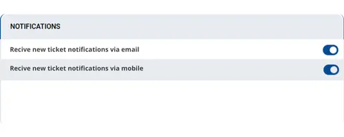 Manage notification preferences