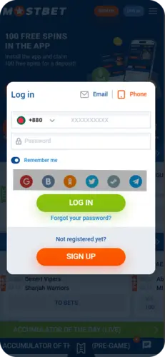 Mostbet bd.com login for Existing Users