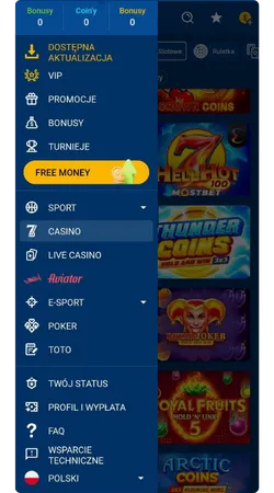 Menu boczne