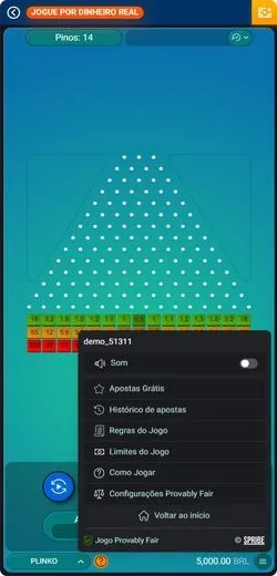 Jogo de Cassino Plinko