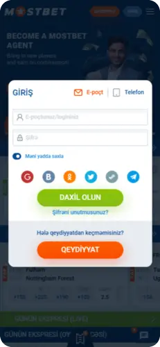 Mostbet com giriş