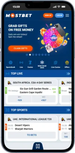 Mostbet official website registration page