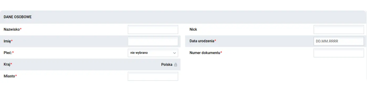 Ustawienia konta Mostbet