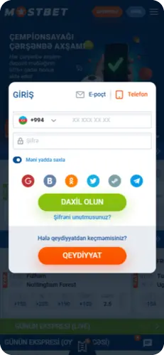 Mostbet güncel giriş