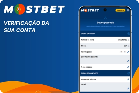 Verificação da sua conta Mostbet