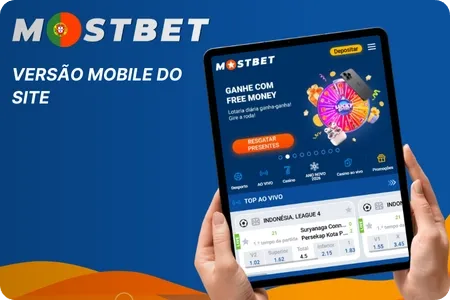 Versão Mobile do Site Mostbet
